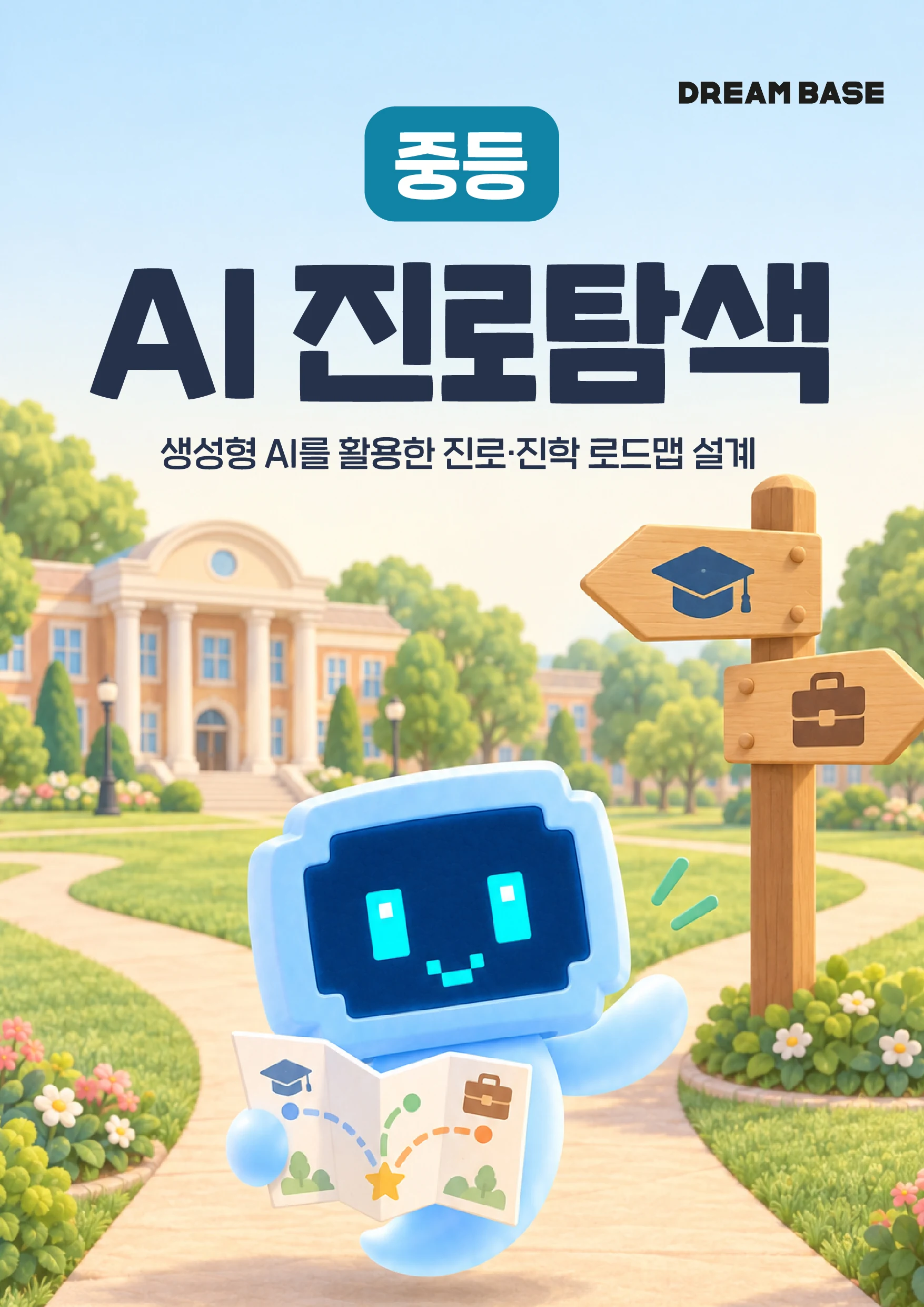 AI 진로탐색 · 중등 포스터
